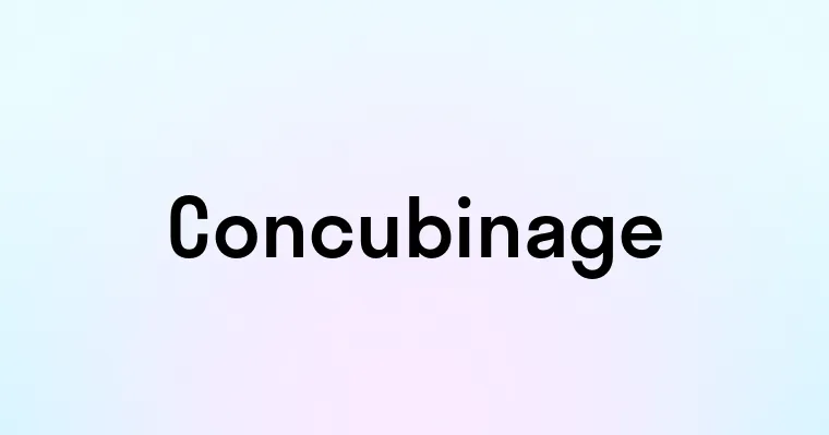 Concubinage