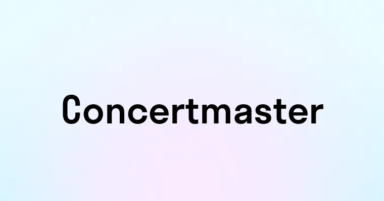 Concertmaster