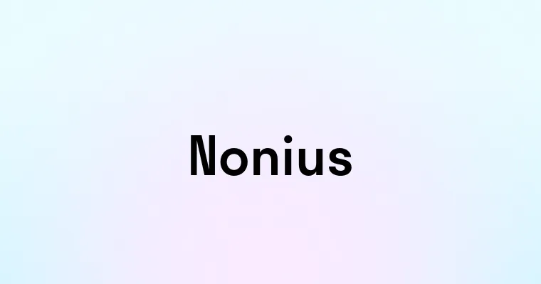 Nonius