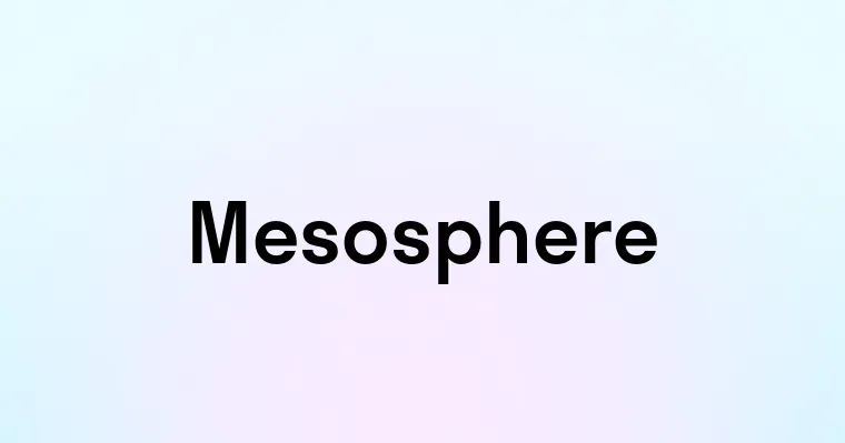 Mesosphere