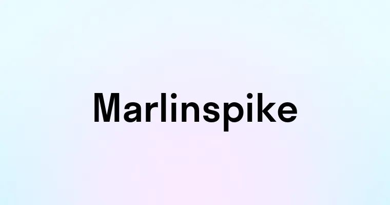 Marlinspike