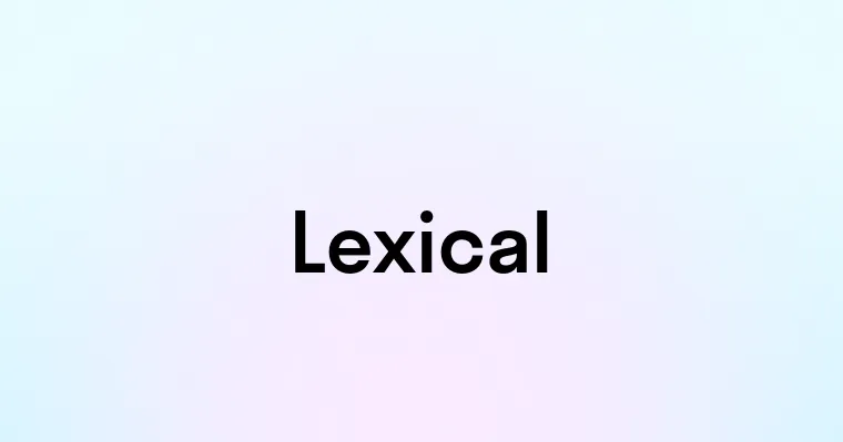 Lexical