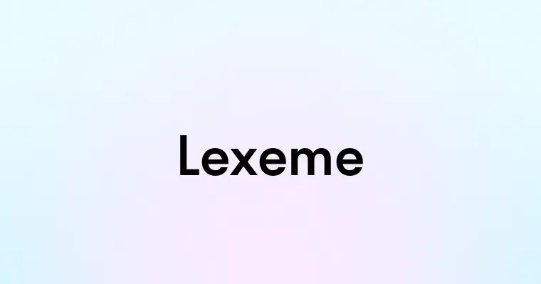 Lexeme