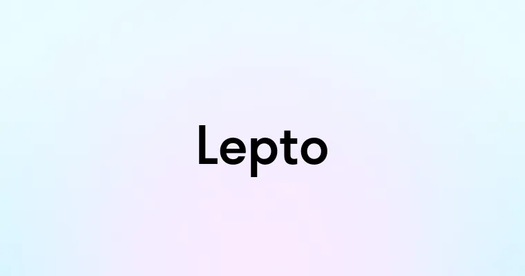 Lepto