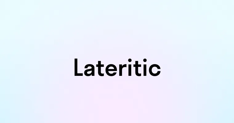 Lateritic