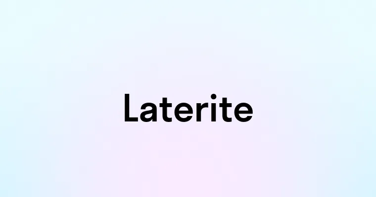 Laterite