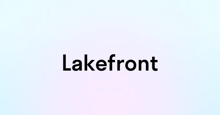 Lakefront