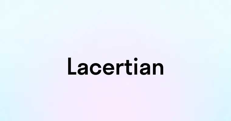 Lacertian