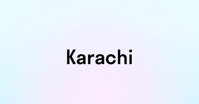 Karachi