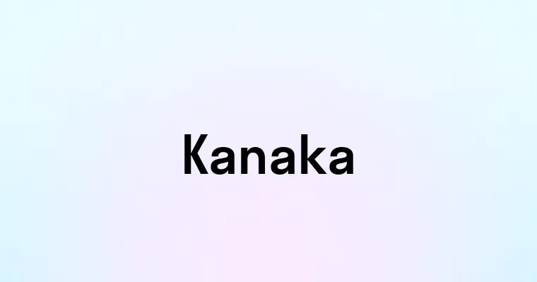 Kanaka