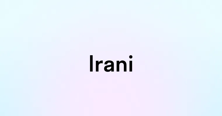 Irani