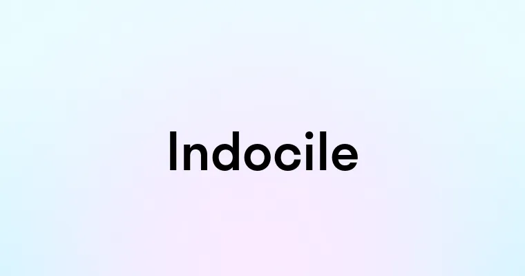 Indocile