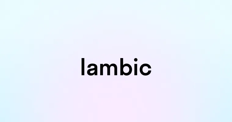 Iambic