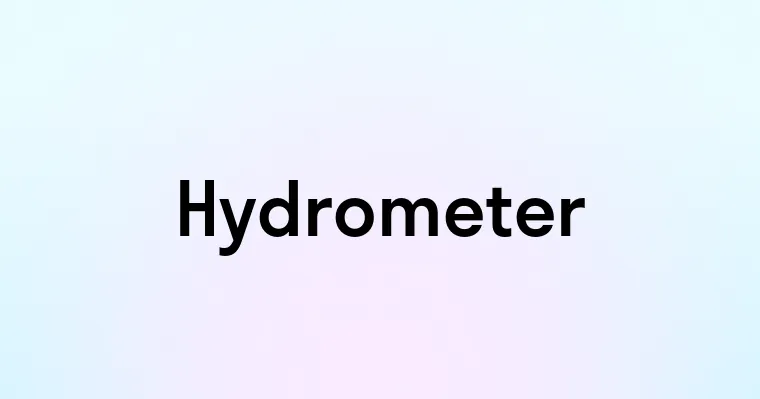 Hydrometer