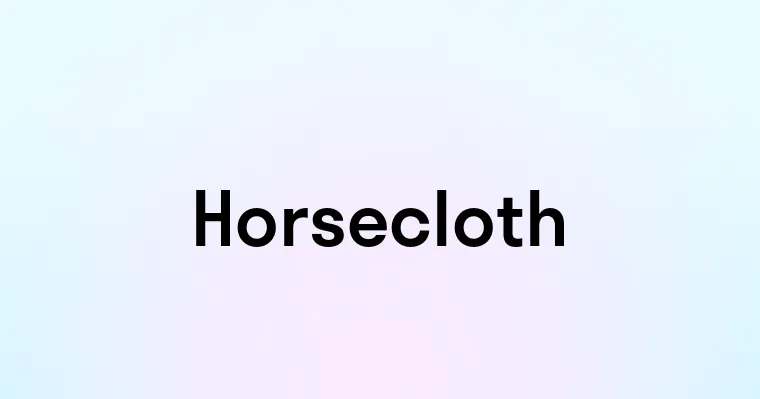 Horsecloth