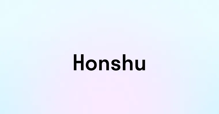 Honshu