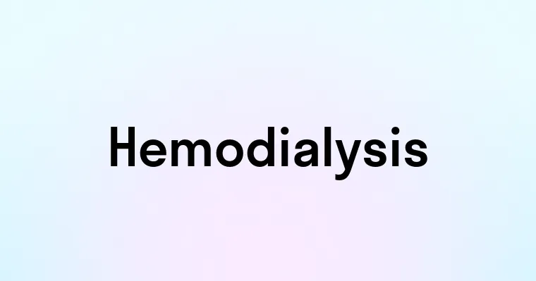 Hemodialysis