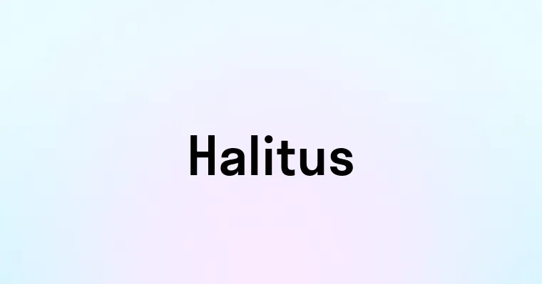 Halitus