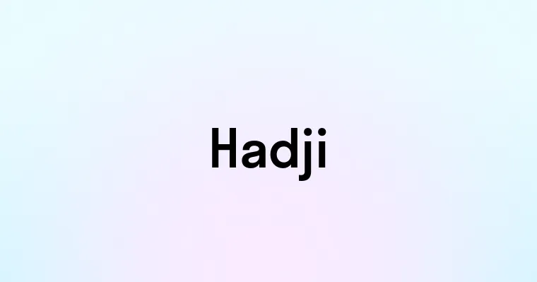 Hadji