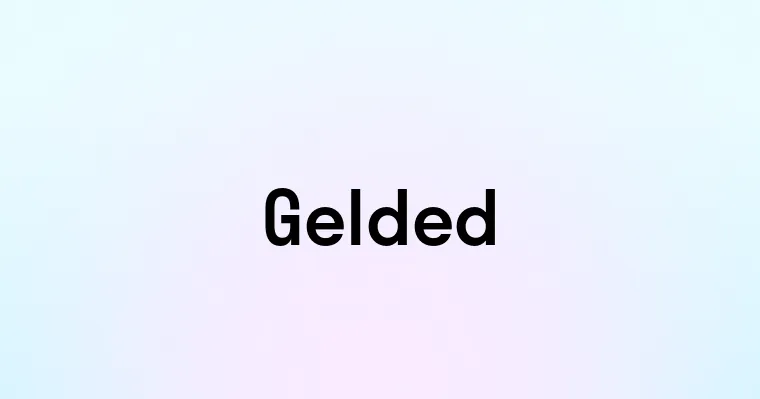 Gelded