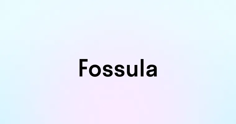 Fossula