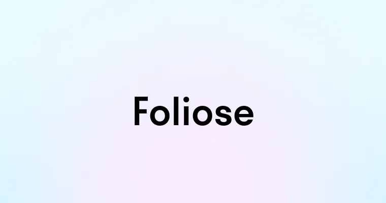 Foliose