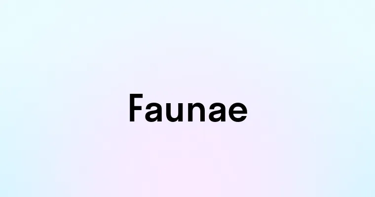 Faunae