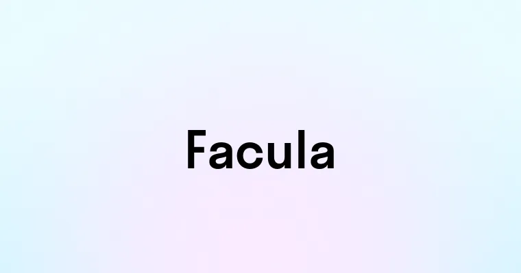 Facula