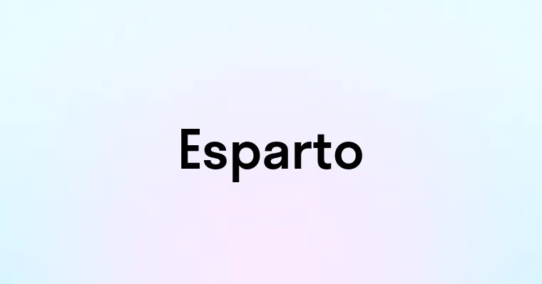 Esparto