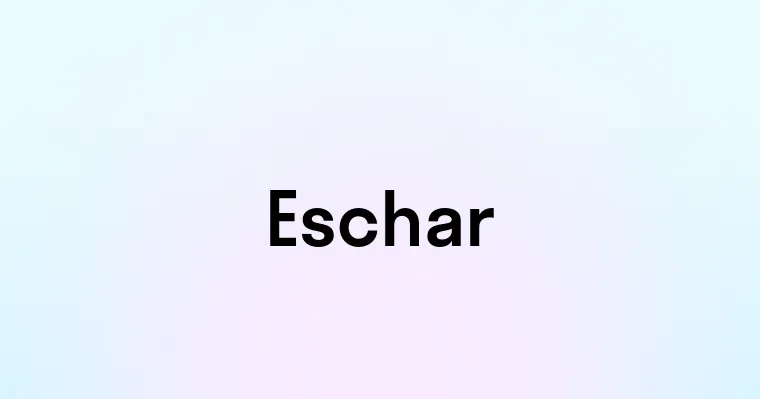 Eschar