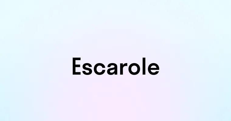 Escarole