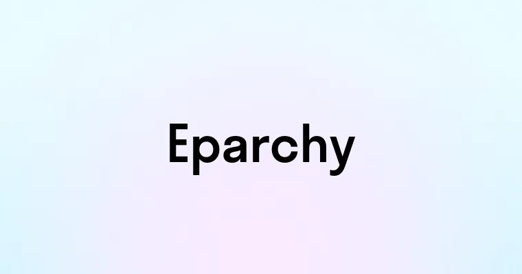 Eparchy