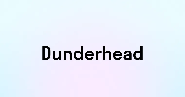 Dunderhead