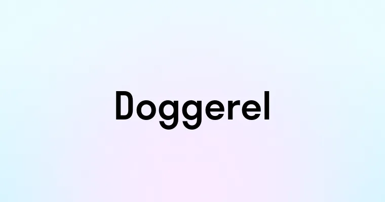 Doggerel