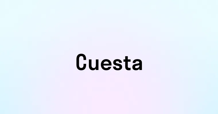 Cuesta