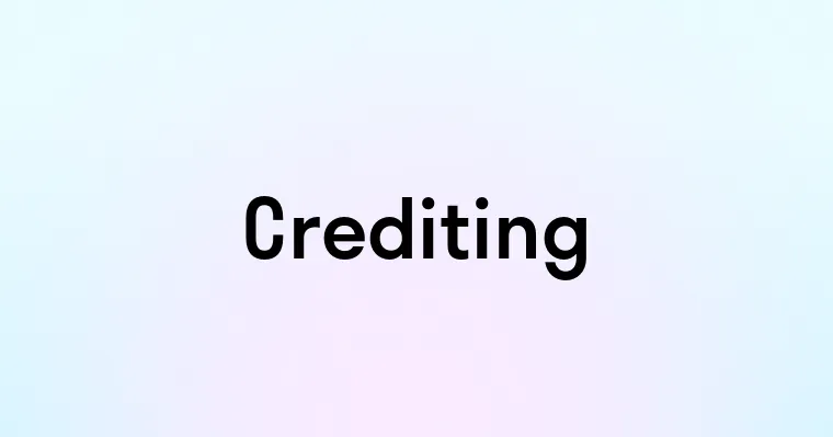 Crediting