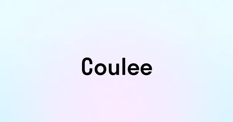 Coulee