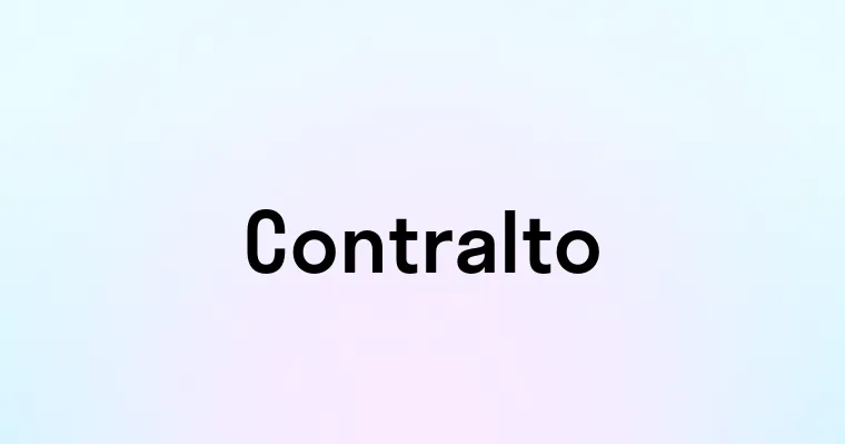 Contralto