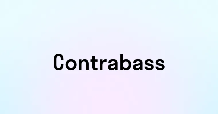 Contrabass