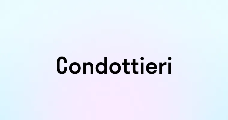 Condottieri