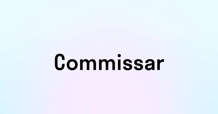 Commissar