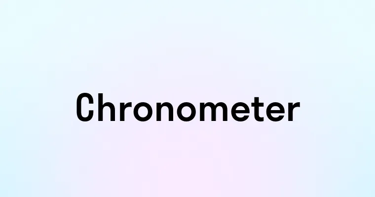 Chronometer