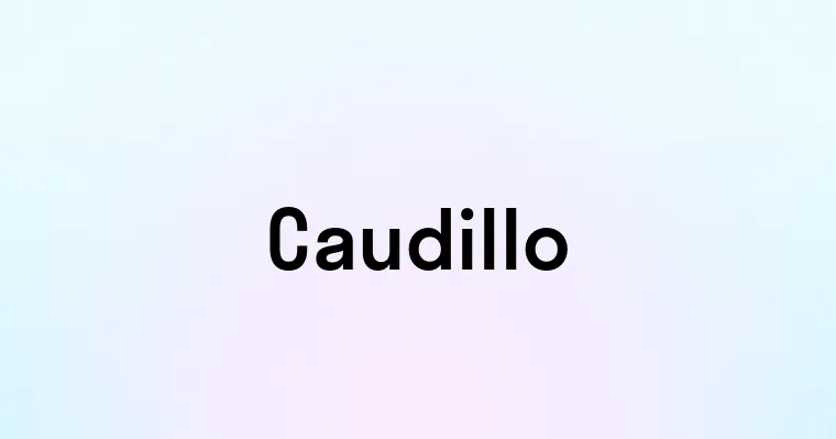 Caudillo