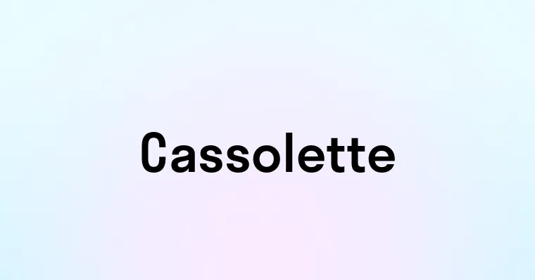 Cassolette