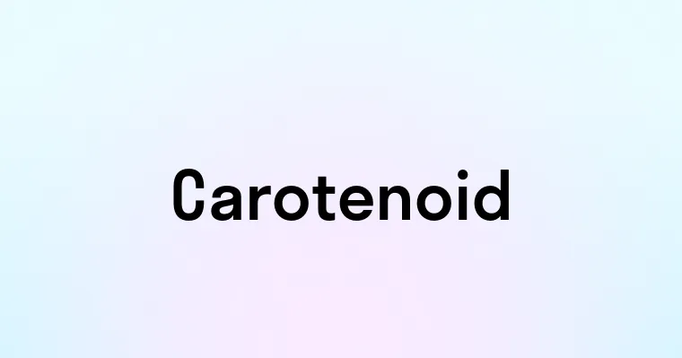 Carotenoid