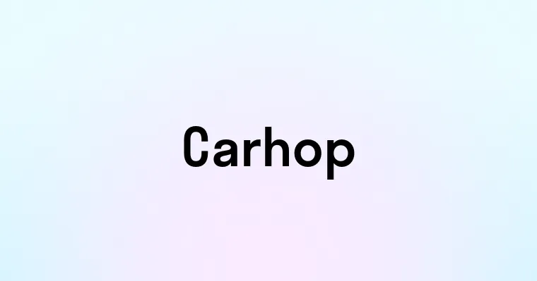 Carhop