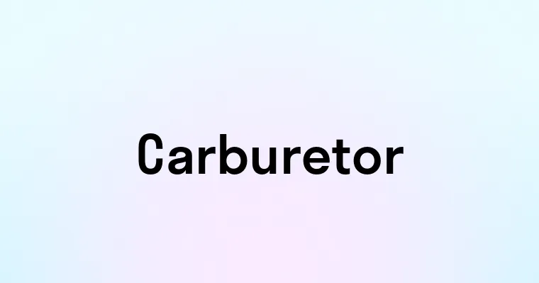 Carburetor