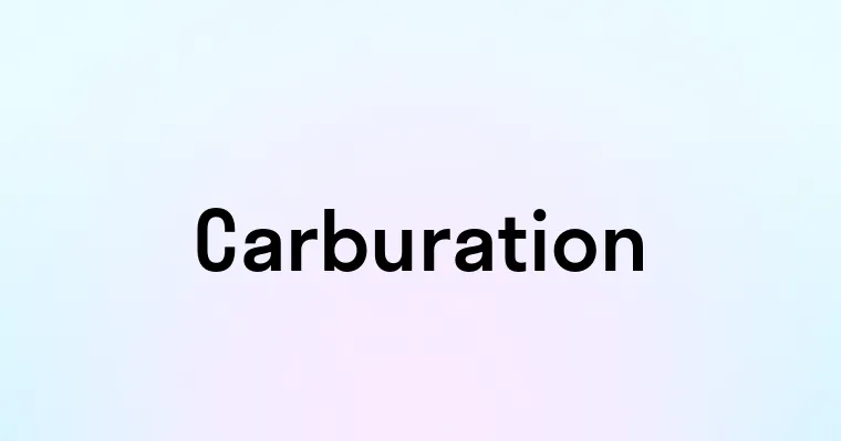 Carburation