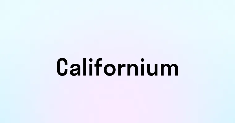 Californium