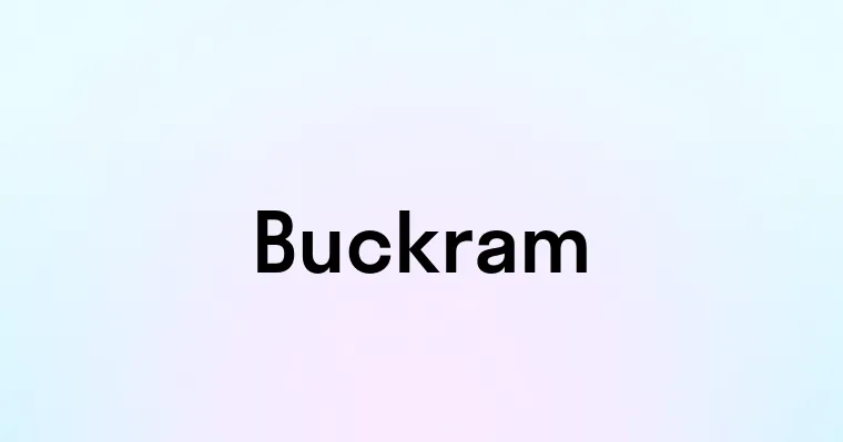 Buckram